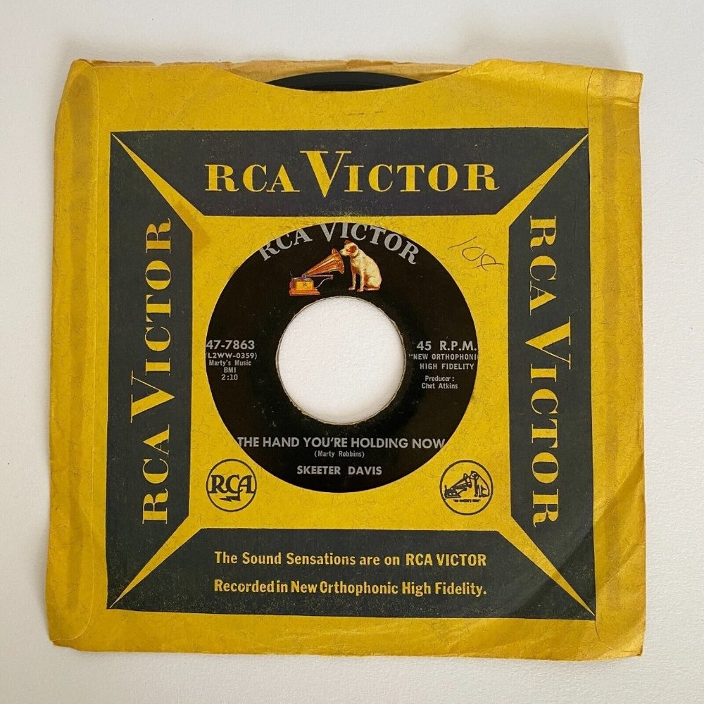 1961 Skeeter Davis RCA Victor 45RPM Someday Someday 47-7863